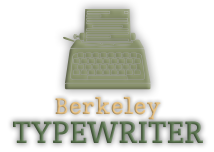 berkeley typewriter logo